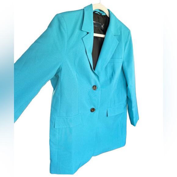 ASOS Design Women's Blue Blazer - Picture 4 of 10